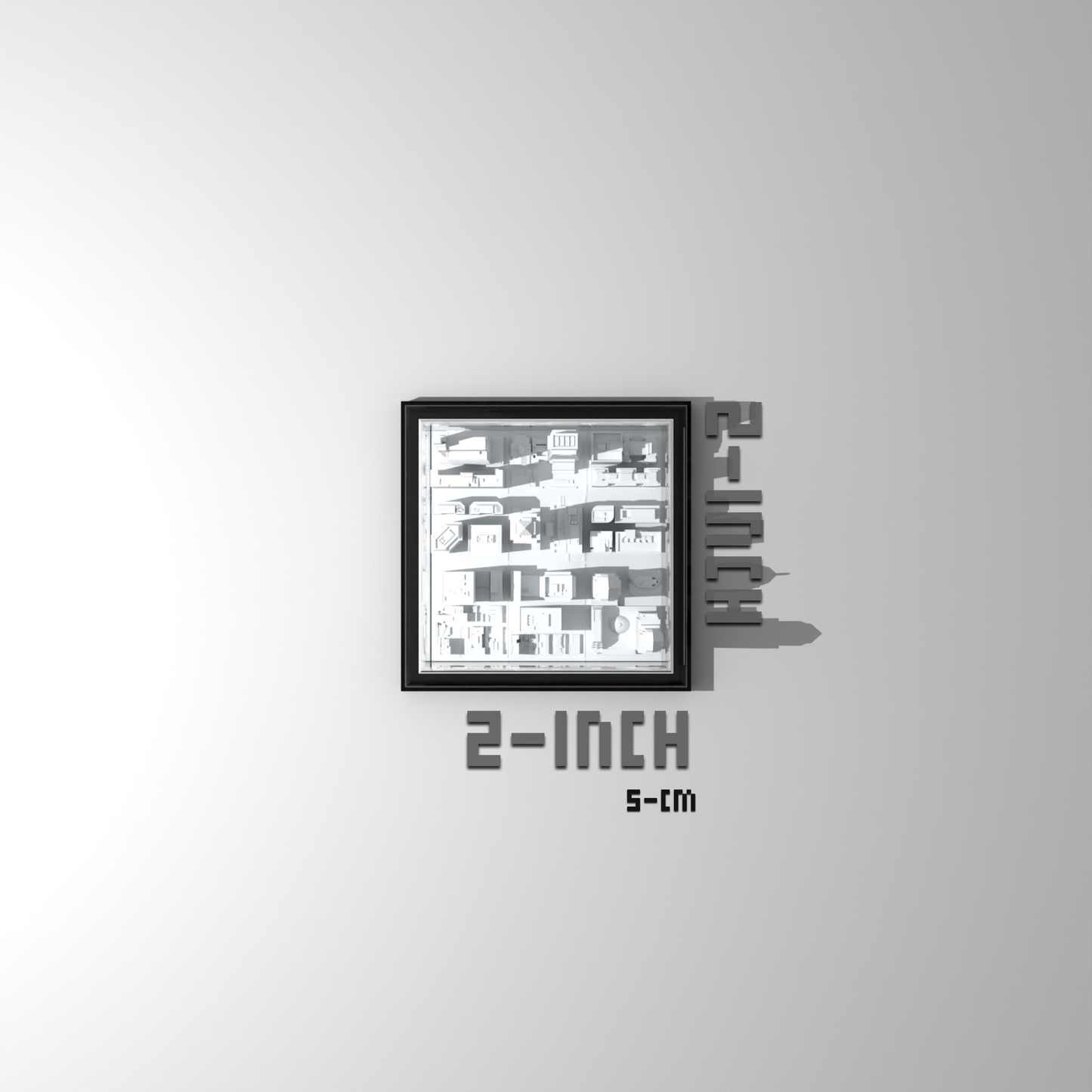 Philadelphia Skyscrapers Acrylic Cube